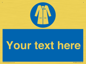 Custom Mandatory: Wear laboratory coat